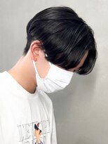 センターパートニュアンスパーマ韓国カルマパーマコンマヘア
