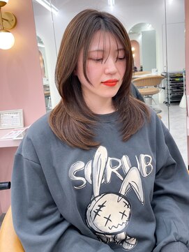 ロンド ブランシュ 錦糸町北口(Lond blanche) くびれヘア/顔周り/韓国/カラー/レイヤーカット/前髪/錦糸町ボブ