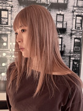 ボコカ(bococa) 【macana指名】ピンクベージュハイトーンケアブリーチ登戸