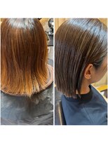 トゥーリ 長崎浜口店(tuuli)&nbsp;カーキ系髪質改善カラー