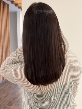 ローネス(LONESS) 酸性ストレート/マロンベージュ/ぷつっとカット/美髪