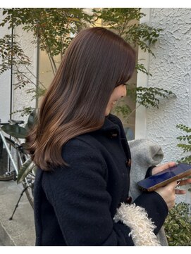 ラベスト キョウト(LOVEST) 艶ブラウン/ミディアムヘア