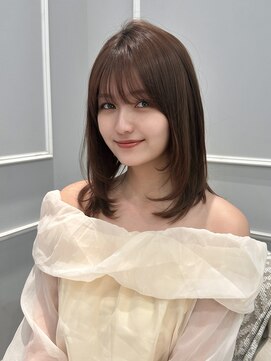 ネオリーブギンザ 銀座店(Neolive GINZA) ミディアムレイヤー×ベージュ【銀座駅】片桐