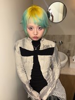 キオクエコ(KIOX eko) レイヤーウルフカット/デザインカラー