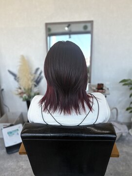 アンフィニ 延岡(Anfini) ボルドーレッド＆インナーカラー