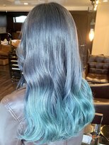 emoi【エモワ】【2月上旬 NEW OPEN(予定)】 グラデーションカラー×ターコイズブルー