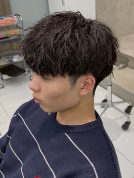 フィフス 渋谷(fifth) 渋谷フェザーパーマ無造作シャドウパーマメンズマッシュウルフ