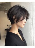 小顔ショート#ショート#ボブ#30代#40代