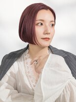アノネ 熊の前店(anone)&nbsp;自然由来92%オーガニックカラー/メロウピンク/ショートボブ