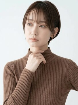 カバーヘア 上尾西口店(COVER HAIR) シースルーバング似合わせカットクールショートA10上尾20代30代