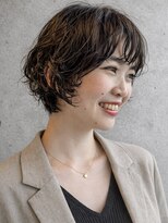 アンティ(ANTI) 【表参道】30代40代に人気|大人カジュアルなパーマショートボブ