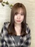 【赤間指名限定】完全個室でゆったり♪似合わせカット+艶カラー+tr