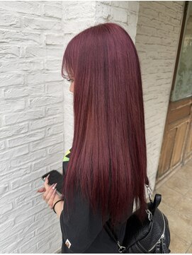 エクファ ヘア シェリル 草津 南草津店(ex-fa hair cherir) ピンクベージュ/アンブレラカラー/クールショート/前髪/南草津