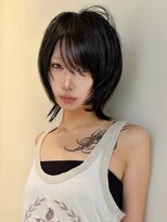 シティ オモテサンドウ(CITY omotesando)&nbsp;黒髪ショートウルフ×ハッシュカット