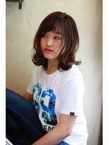 トヌコア ルア 下北沢店(TONUKOA RUA)&nbsp;【TonukoaRua】大人可愛い☆ひし形カールのロブ