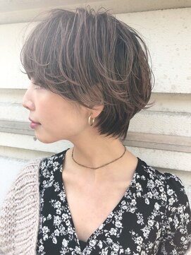 パーク(PAAQ) 【田中 智大】耳かけショートボブ×アンニュイ (side)