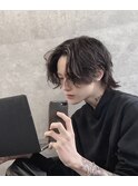 センターパート ウルフ