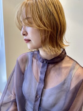 レポゼ 日本橋室町(Repose) 【Repose日本橋室町/岡】　顎下外ハネボブ　ハニーベージュ