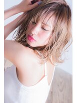 ミエル ヘア 新宿(miel hair)&nbsp;〈mielhair新宿〉透明感　潤いミディ　　ハホニコトリートメント