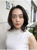広尾　麻布　恵比寿　ミディアム　レイヤー　大人ヘア　