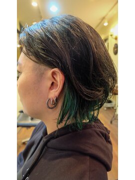 アサヒ(ASAHi) 前下がりインナーカラー