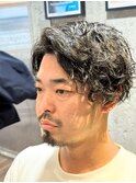 ビジネスマンにオススメ!大人メンズパーマ×メンズツーブロック