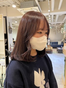 ソワン ドゥ ブレス 高の原店(soin de brace) ピンクラベンダーベージュ/レディース/小顔