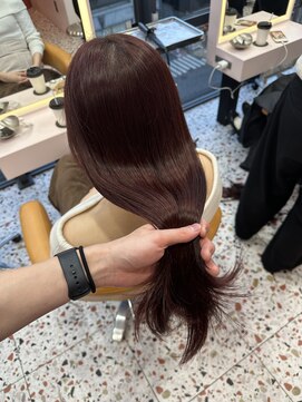 ボタン シブヤ(VOTAN SHIBUYA) 韓国ヘア/くびれヘア/ピンクブラウン/艶感カラー/