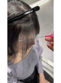 20代30代40代◎大人かわいい韓国シースルーバング