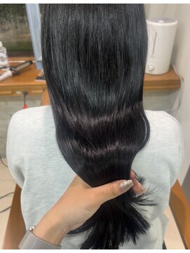 フォルテ ガーデン ヒルズ 静岡店(FORTE GARDEN HILLS) ブルーブラック/髪質改善/ストレート