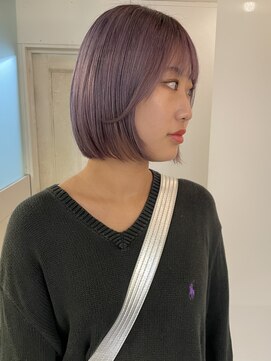 トリコ 柏(tricot) 大人可愛い/ショートボブ/ラベージュ/ハイトーンボブ/20代30代