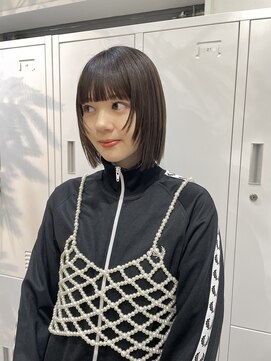 メゾンアクア 表参道(Maison ACQUA) ◎切りっぱなしボブ縮毛矯正ミニボブストレートパーマ