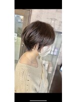 プラグ ヘアーデザイン 大名店(PLUG hair design)&nbsp;ショートボブ/ショートヘア/脱白髪染め/白髪ぼかし/髪質改善