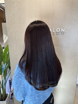 ジールサロン 学園の森店(ZEALSALON) ロングレイヤー×ココアラベンダー