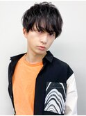 ナチュラル　マッシュ　ソフトツーブロック　ビジカジ　清潔感