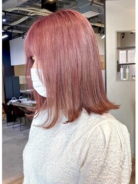 エイト アンバー 天神今泉店(EIGHT amber) 透け感ピンクベージュ