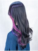 ロング美髪くびれミディ韓国ヘア顔周りレイヤー_ba544801