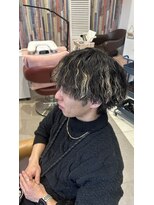 アース 長崎時津店(HAIR&MAKE EARTH)&nbsp;ハイライト×ツイストスパイラルパーマ