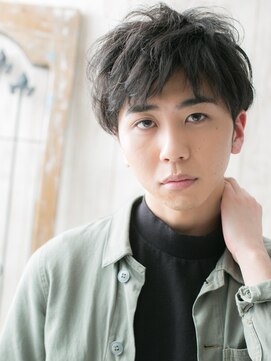 モッズヘア メン 上尾東口店(mod's hair men) 20代30代伸ばしかけ無造作ブラック大人メンズパーマZ上尾