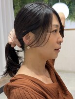 ビューブルー 亀戸錦糸町(VIEW BLUE)&nbsp;◎小顔前髪顔まわりおくれ毛シースルーロングミディアム