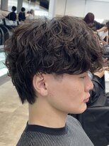 フィフスパーク(fifth PARK)&nbsp;シャドウパーマ波巻きスパイラルパーマメンズパーマ大きめカール