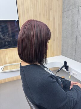 着物ヘア/大人ガーリー/ダークアッシュ/似合わせカット/静岡鷹匠