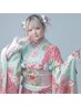 成人式ヘアセット＋振袖着付け★電話予約のみ★/心斎橋 なんば ヘアセット