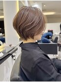 30代40代50代ショート白髪ぼかし銀座丸みくびれ井