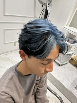ニューヨークニューヨーク ピオレ姫路店(NYNY) 水色＆黒　デザインカラー