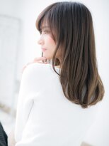 アルバハナレ 横浜(αlba HANARE) 関内/髪質改善/ナチュラルブラウンでワンカールレイヤーロングp