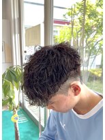 アース オーセンティック 高松レインボーロード店(EARTH Authentic) テーパーフェード×バロックパーマ
