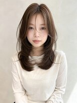 トゥルーズ 梅田店(TLUUS) 【TLUUSデザインカラーグレージュハッシュカット】