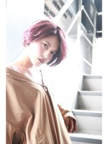ヘアサロンエムフィス 池袋東口(HAIR SALON M Fe's)&nbsp;秋スタイル　シアーモーブ×ショートボブ