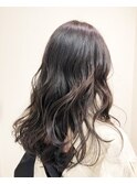 外国人風カラーパープルガーネット